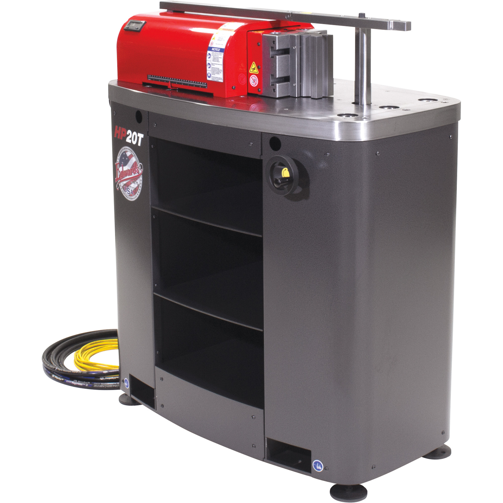 Edwards 20-Ton Horizontal Press with Porta Power, 3-Phase, 460 Volt, Model# HAT6030
